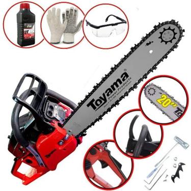 Imagem de Motosserra Toyama TCS58F G2-20SN 3.22HP 54.5CC Sabre 20 pol. Profissional + Kit Oleo To...