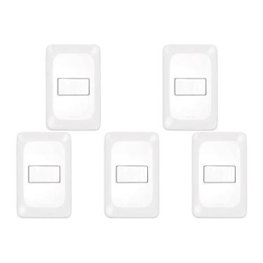 Imagem de Kit C/5 - Pial Conjunto  Pop 4X2 1 Simples Lgx010 - Pial legrand