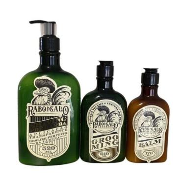 Imagem de Combo Shaving, Grooming e Balm, Hidratacao e fixação ao fios - Rabo de