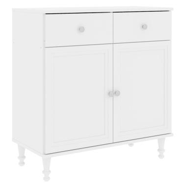 Imagem de Aparador 2 Portas 2 Gavetas 80 Cm R629 Branco Dtall Branco