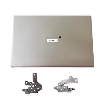 Imagem de Capa traseira LCD para laptop de substituição com dobradiças para Dell Inspiron 15 3510 3511 3515 3250 3525 DDM9D 0DDM9D Prata