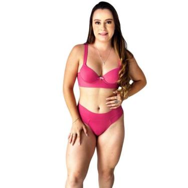 Imagem de Conjunto Calcinha e Sutiã Base De Espuma Com Aro E Bojo  - ANA JULIA M