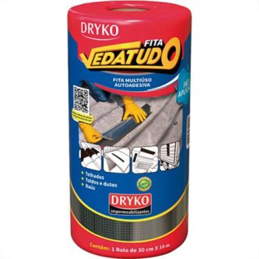 Imagem de Vedatudo Fita Adesiva Alum 30Cmx10Mt - DRYKO