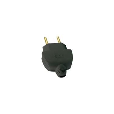 Imagem de Plug Macho 2P 10A 250V Preto Versatil Pial Legrand 615850