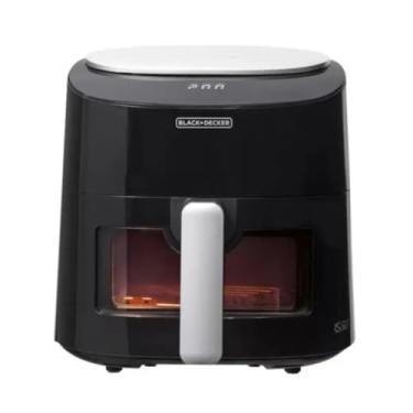 Imagem de BLACK+DECKER Fritadeira Elétrica Air fryer, Tamanho Médio, 4,5L, Display Digital com 8 Funções, 220V, 1300W, Modelo AFMDV361-B2