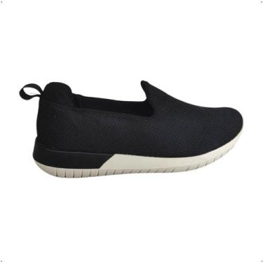 Imagem de Tenis ortopedico Usaflex Caminhada Joanete conforto AH1702, 37, Preto