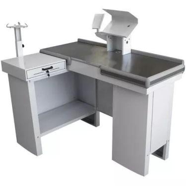 Imagem de Checkout Amapá Balcão De Compras 1,30 M Caixa Supermercado