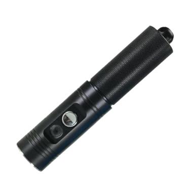 Imagem de simhoa Lanterna de mergulho Lanterna subaquática Tocha de snorkeling de tocha de tocha para emergência para emergência, Preto