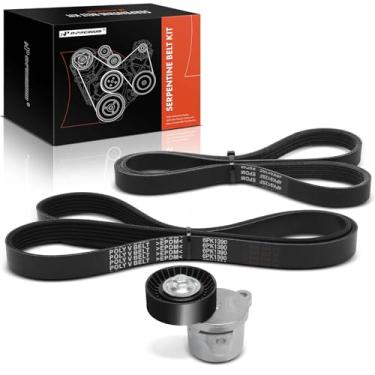 Imagem de A-Premium Kit de transmissão de correia serpentina do motor compatível com Ford F-150 F150 2011-2017, Mustang 2015-2017 e Lincoln Navigator 2015-2017