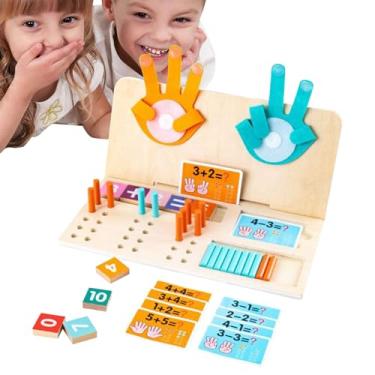Imagem de Brinquedos Educativos,Blocos de Contagem Numérica para Matemática - Jogos de Atividades para Habilidades Iniciais Presente de Aniversário para Meninos e Meninas Material Didático para Casa Escola e Ja