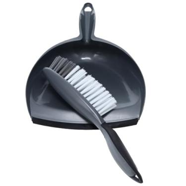 Imagem de HelpMate Conjunto de panela grande RP936001 de 33 cm, conjunto de pá de lixo e escova, limpeza comercial com alça ergonômica, suprimentos e acessórios para semi caminhões