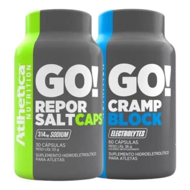 Imagem de Kit Suplemento 1 Cramp Block 60 Cápsulas + 1 Repor Salt 30 Cápsulas