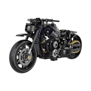 Imagem de Blocos de Construção Clássicos 1:8 Huiqibao - Moto Racer - Brinquedo p
