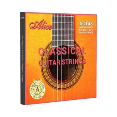 Imagem de Alice-cordas de guitarra acústica, fibra de nylon, instrumentos musica