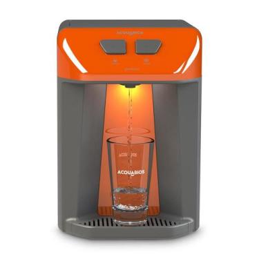 Imagem de Purificador premium eletronico bivolt - orange/dark - Acquabios, Bivol