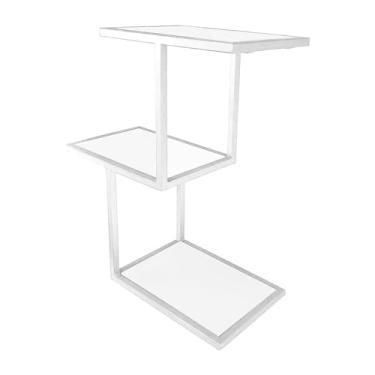 Imagem de Prateleira Nicho Para Decoração de Sala Quarto Canyon - Branco/branco