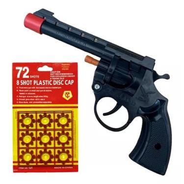 Imagem de Arminha de Brinquedo R38 com Espoleta Giratória (72 Cartuchos Inclusos)