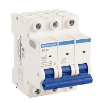 Imagem de Disjuntor Tramontina 3P Tripolar TDJ3 32A Curva C