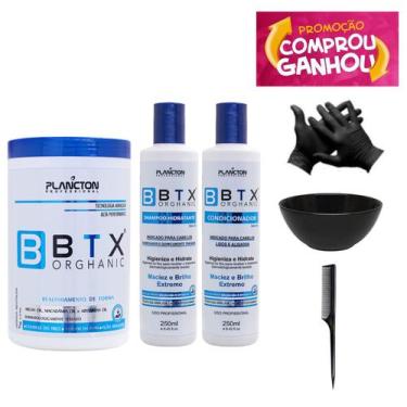 Imagem de Btx Capilar Orghanic Plancton 1kg + Kit 3 Semanas