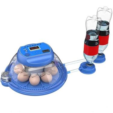 Imagem de Merendetee Incubadora automática de ovos 26-52 | Atualização automática de adição de água | Visão de 360 graus | incubadoras para ovos para incubação | sem uso de instalação (8-BLUE1)