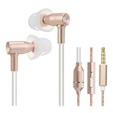 Imagem de CIADAZ FC31 Tubo de ar Anti-radiação In-ear Headphones 3.5mm Música com fio Headset Radiação Free Earphone Reduction Reduction Control Line with Mic