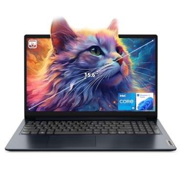 Imagem de Lenovo Notebook IdeaPad 1i, tela sensível ao toque FHD de 15,6 polegadas, processador Intel Core i5-1235U, 24 GB de RAM, SSD de 1 TB, webcam, HDMI, Wi-Fi 6, Windows 11 Home, azul