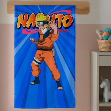 Imagem de Toalha Banho Infantil Estampa Anime Menino Ninja Mangá Colorida Divert
