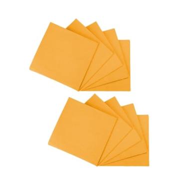 Imagem de IEUDNS 10 peças de panos de limpeza, panos de lavar louça, de prato, de limpeza laváveis, de prato de cozinha para panelas, pratos, pias, panelas, Laranja