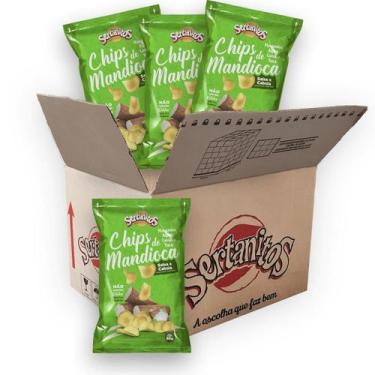Imagem de Mandioca Chips Salsa e Cebola Sertanitos 50g - 20 Pacotes