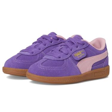 Imagem de PUMA Tênis infantil unissex Palermo Shoes (criança pequena), Team Violet/Poised Pink, 15
