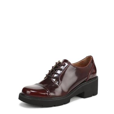 Imagem de Naturalizer Oxford feminino de renda cabaré, Vinho tinto, 8 Wide