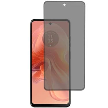 Imagem de Película Privacidade Anti Espionagem Para Moto G04 Tela de 6,56 Polegadas - (Bluepink)