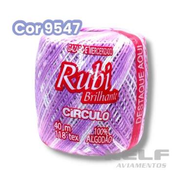 Imagem de Linha Rubi 5 - 9547 - Mescla Lilas - Circulo