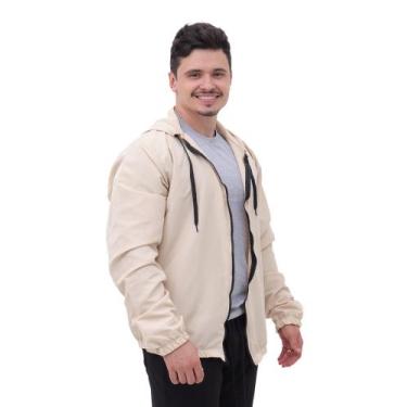 Imagem de Jaqueta Corta Vento Casaco Ziper Blusa Feminina e Masculina com capuz 