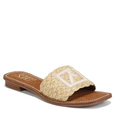 Imagem de Franco Sarto Sandália rasteira feminina Tina Fashion Slide, Raffia natural, 7