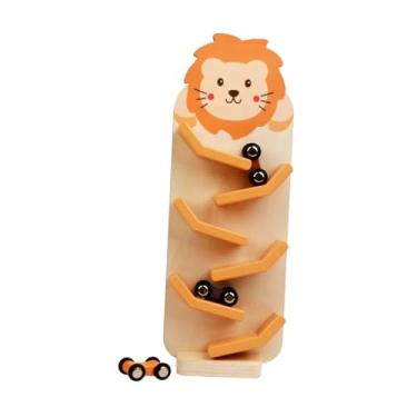 Imagem de simhoa Brinquedo de Corrida com Veículo e Rampa para Crianças, Padrão de leão