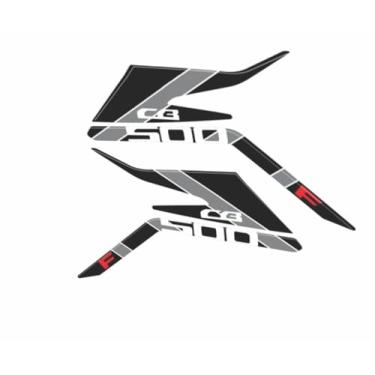 Imagem de Adesivo Protetor Resinado Carenagem Lateral Moto Cb 500f Resinado