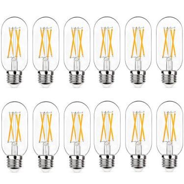 Imagem de Lâmpada LED NOTOC Dimmable E26 6W 600lm 2700K Pacote com 12