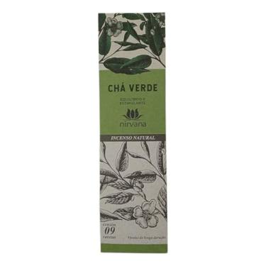 Imagem de Incenso Natural Nirvana Chá Verde - Estimulante 9 Varetas