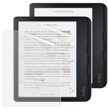 Imagem de JKhandy Protetor de tela fosco para eReader Kobo Libra Color (2024)/Kobo Libra 2 (2021) - Película PET premium antirreflexo e resistente a impressões digitais, pacote com 3
