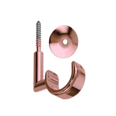 Imagem de SUPORTE TETO 28MM C/PARAFUSO C/ROSETA-GOLD ROSE