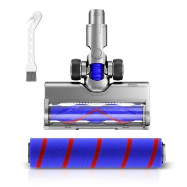 Imagem de Acessórios de aspirador de pó compatíveis com Dyson v7 v8 v10 v11 V15 cabeça de substituição de cabeça de aspirador e cabeça de limpeza com 4 faróis de LED, adicione 1 escova de rolo (V7 V8 V10 V11