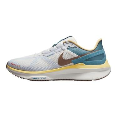Imagem de Nike Structure 25 Tênis de corrida masculino de estrada (HV5976-121, branco Summit, branco/amarelo macio/marrom), Branco Summit, branco/amarelo macio/marrom vison, 46