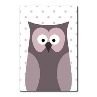 Imagem de Placa Decorativa - Coruja - Infantil - 1472plmk - Allodi