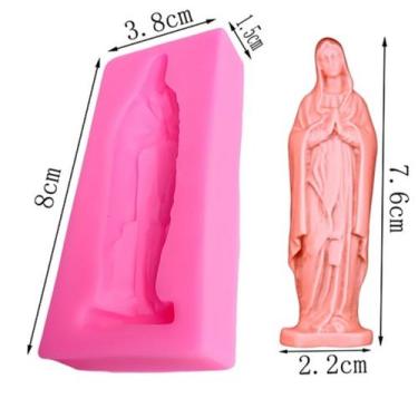 Imagem de Molde de silicone nossa senhora para decorar f310 - CM