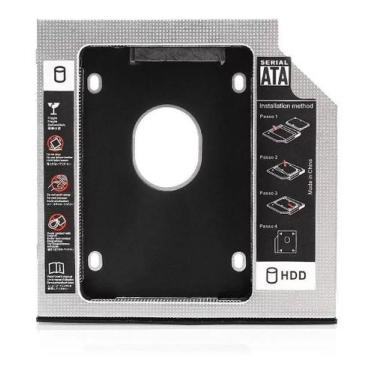 Imagem de Adaptador Case Caddy Hd Ssd Sata 2.5 Gaveta Notebook 12,7mm - DS