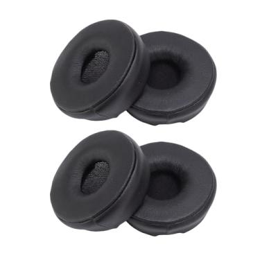 Imagem de Cryfokt Fones de Ouvido, Almofadas de Ouvido de Capacete 2 Pares Pares de Proteína de Espuma de Esponja de Couro para Substituição