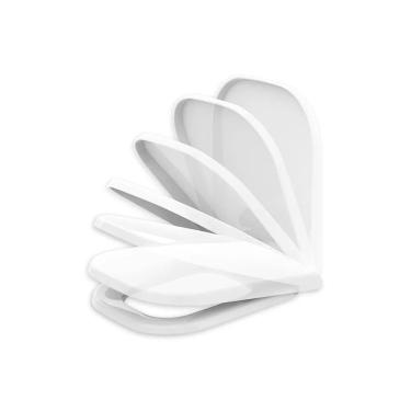 Imagem de Assento Sanitário Debba Pp Branco Tupan Soft Close Vaso Roca