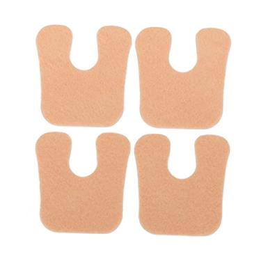 Imagem de ZJchao Botes de Calos de Feltro, Almofadas de pé para Bolas de Pés de Metros de Bola de pé 12 Folhas U Shape Felt Aviod Frict e Impedem Calos para um Bom Efeito de Amortecimento