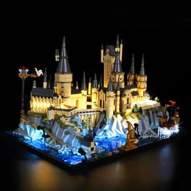 Imagem de BrickSoul Led Light Kit for Lego Castle and Grounds, Compatible with 76419 Building Set Lego Light Kit - NO Blocks Set (Classic Version)